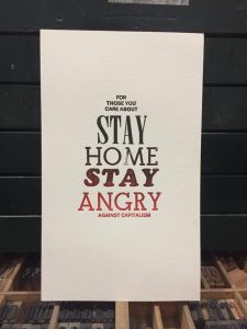 Stay home stay angry – Vitagrama