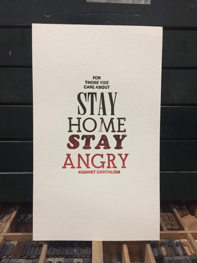 Stay home stay angry – Vitagrama